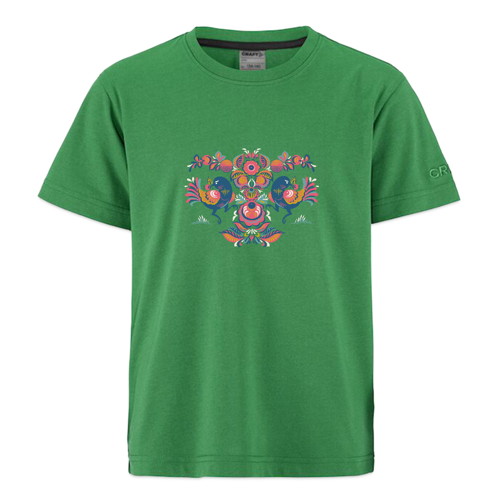 CRAFT Community 2.0 kinder-T-shirt - smaragdgroen