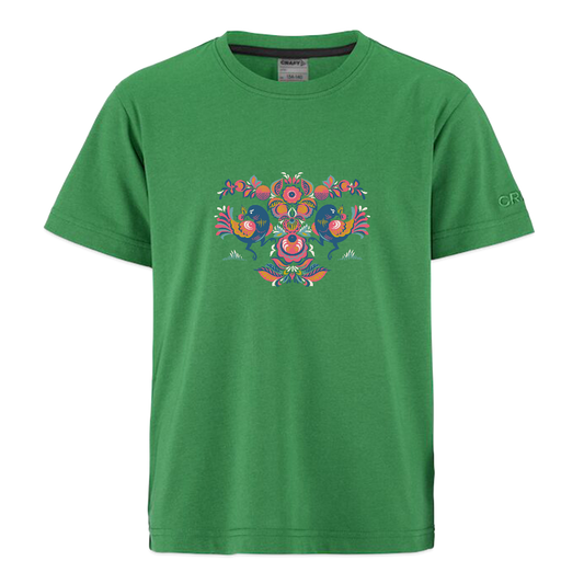 CRAFT Community 2.0 kinder-T-shirt - smaragdgroen