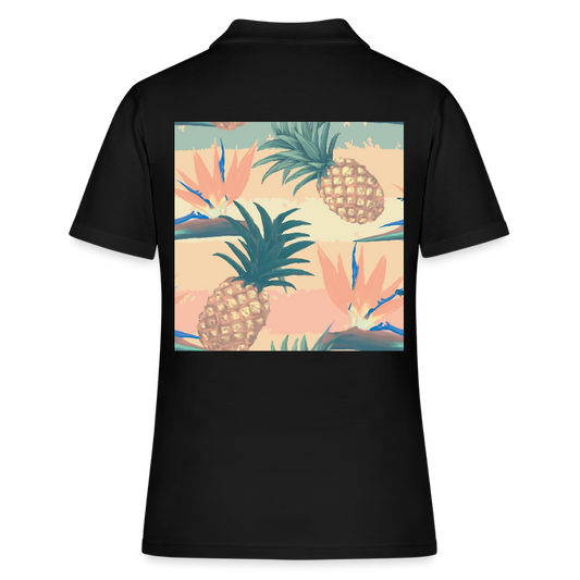 Women's Polo Shirt - zwart