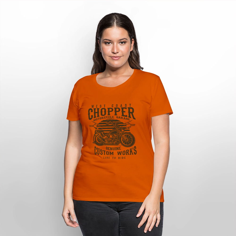 Vrouwen Premium T-shirt - oranje 