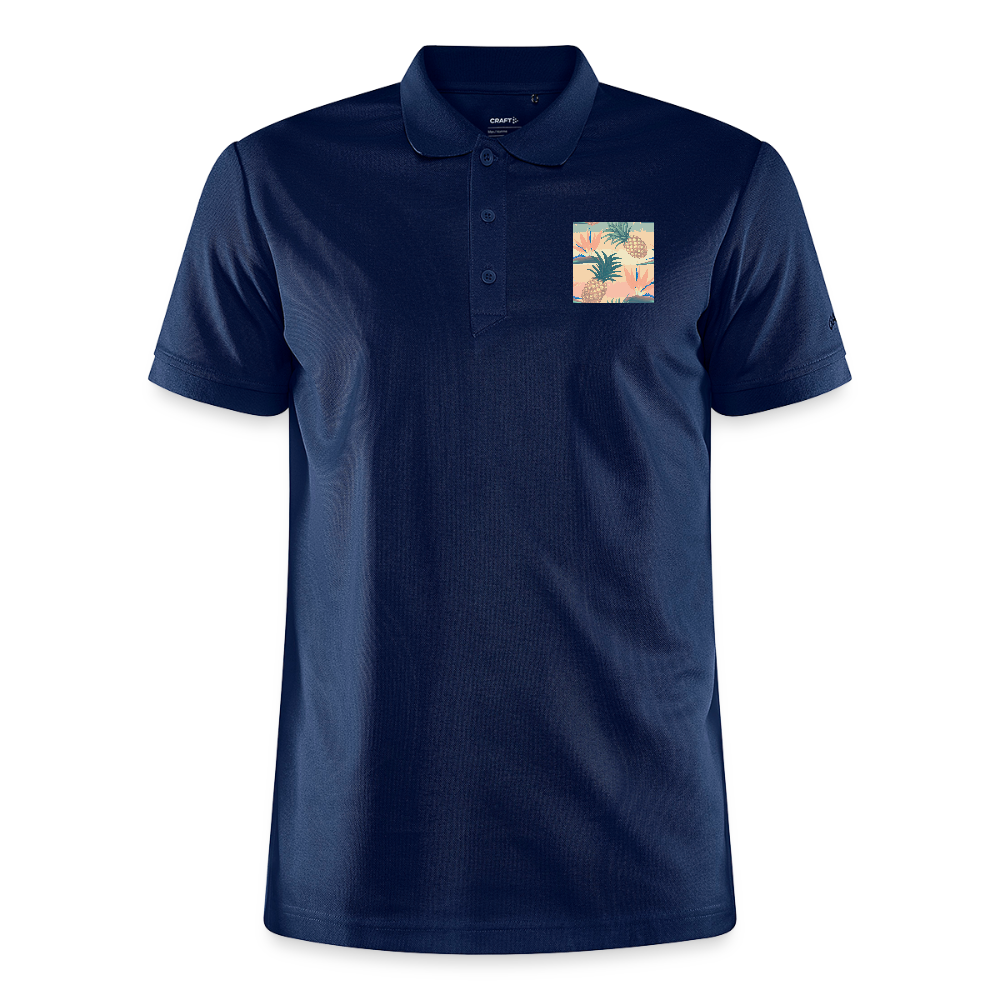CRAFT Core Unify polo - navy gemêleerd