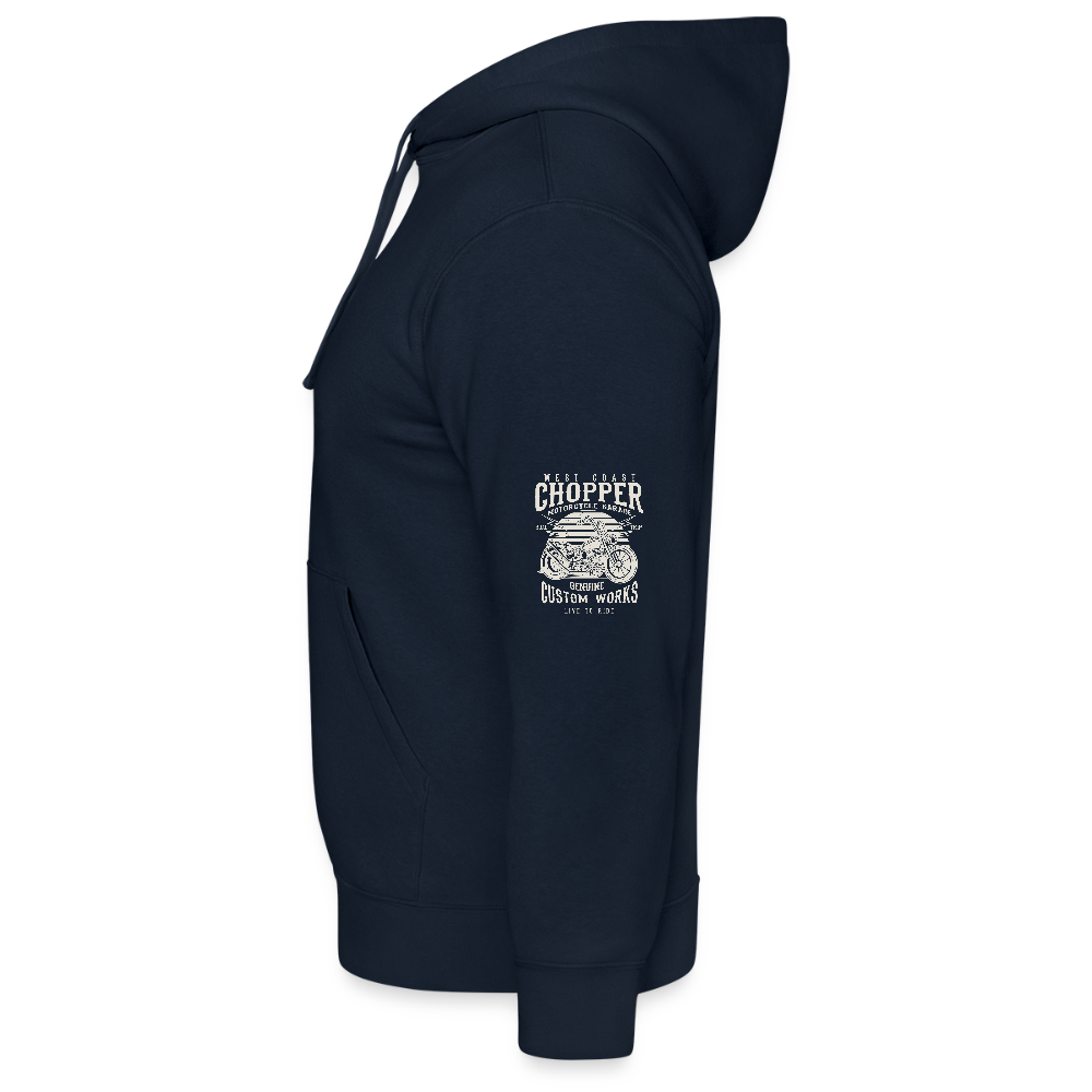 Mannenhoodie van Russell - navy