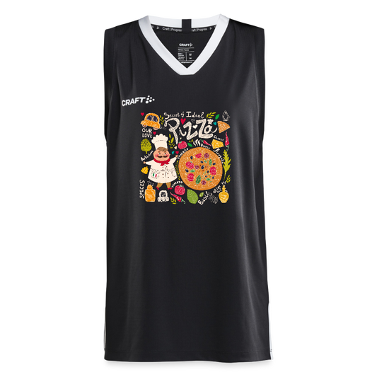 CRAFT Progress teenager basketbalshirt - zwart