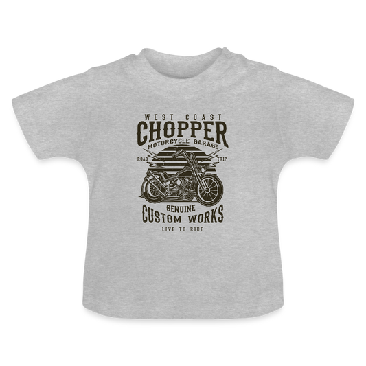 Baby T-shirt - grijs gemêleerd