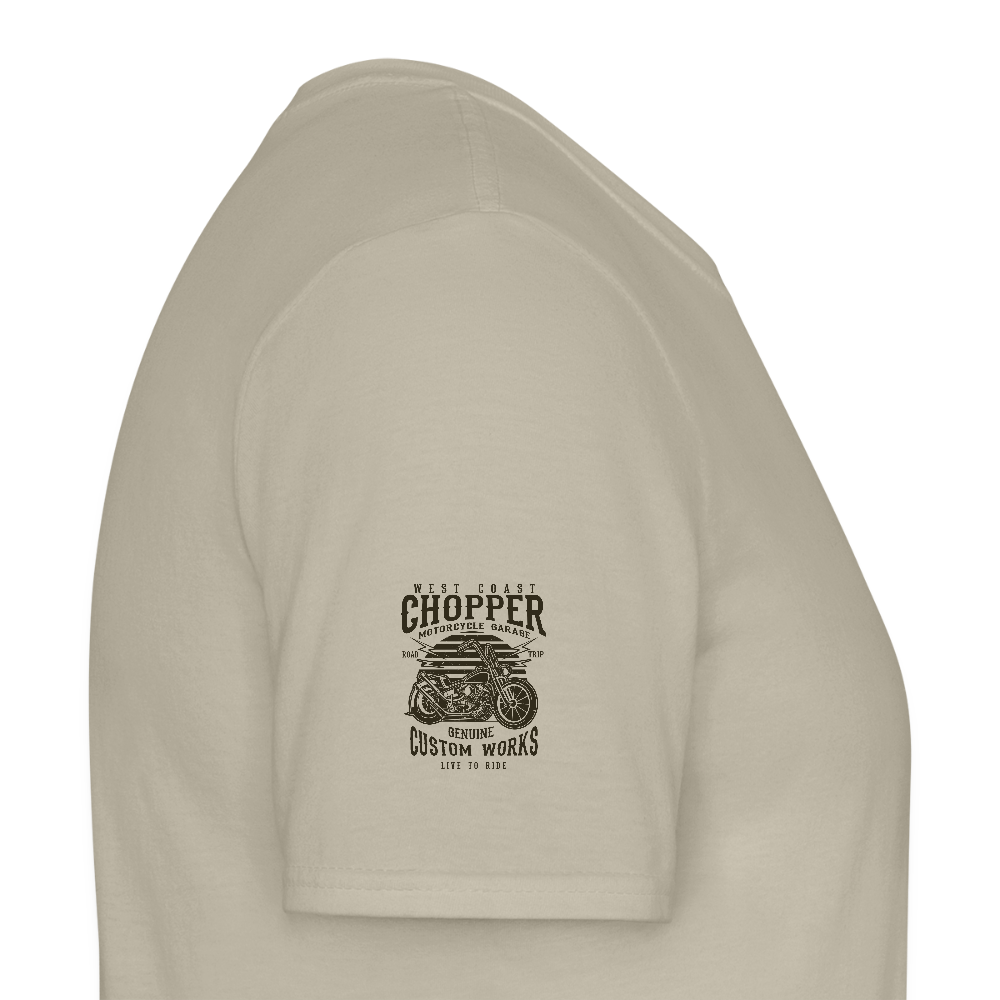 Mannen T-shirt - zandbeige