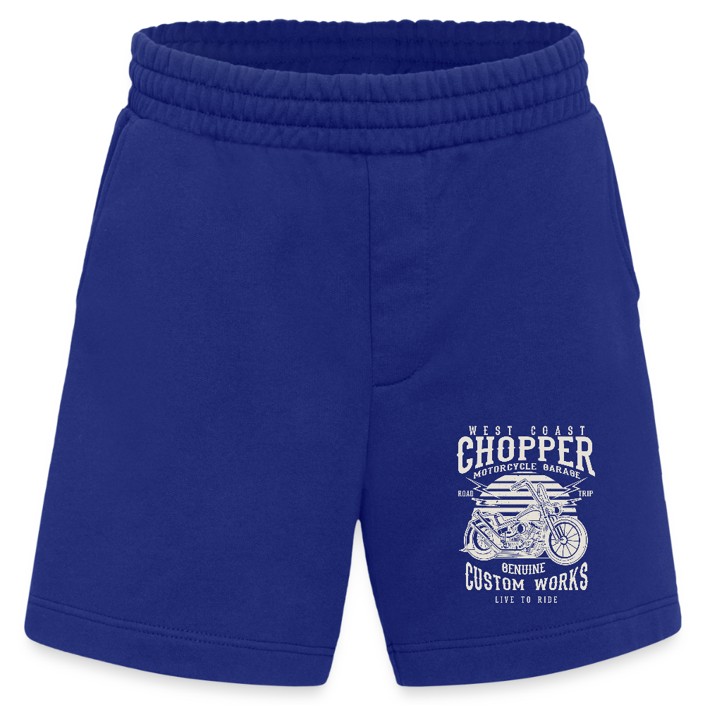 Heavyweight organic shorts made in EU - Iconic Blue
