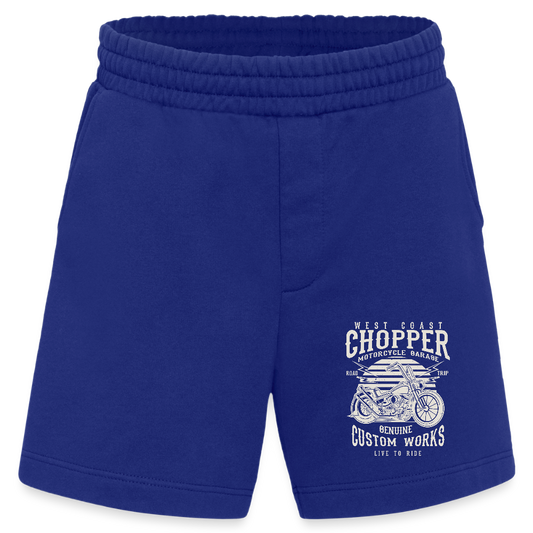 Heavyweight organic shorts made in EU - Iconic Blue