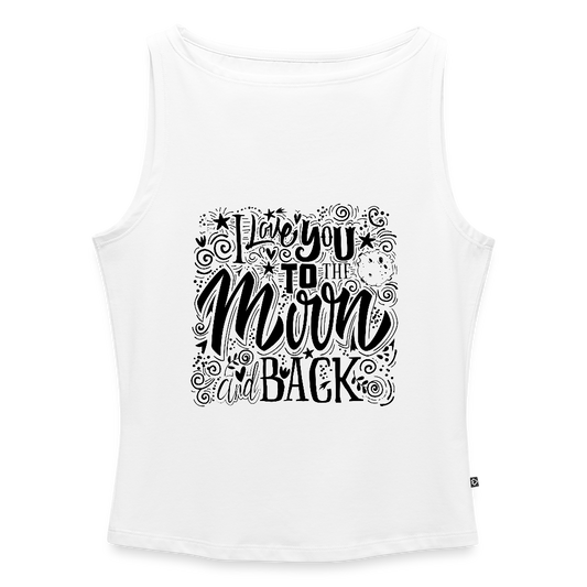Vrouwen tanktop met U-hals - wit