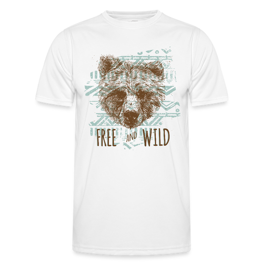 Functioneel T-shirt voor mannen - wit