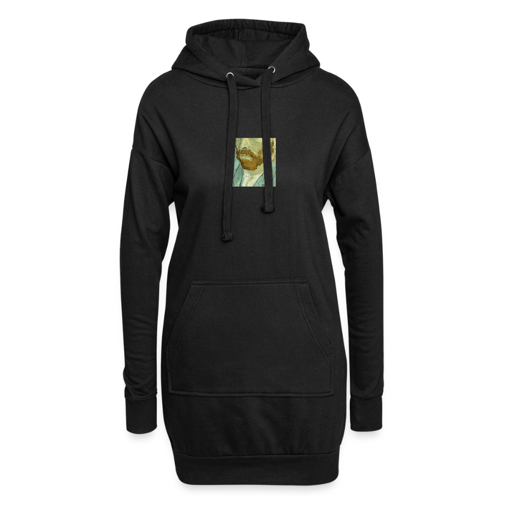 Hoodiejurk - zwart