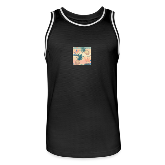 Mannen basketbal shirt - zwart/wit