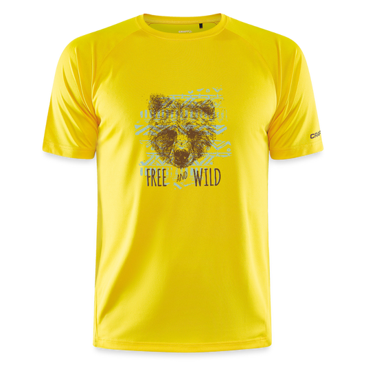 CRAFT Core Unify training-T-shirt - geel