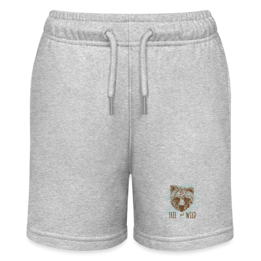 Stanley/Stella teenager bio-joggingshorts MINI BOLTER - grijs gemêleerd