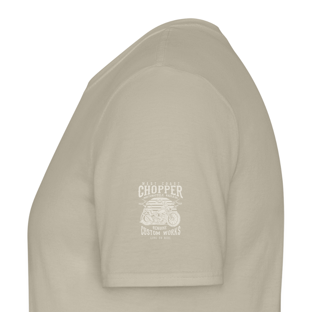 Mannen T-shirt - zandbeige
