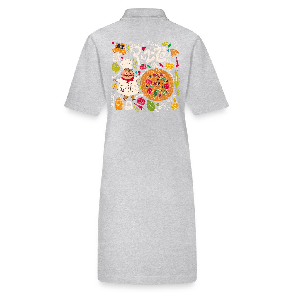 Stanley/Stella Vrouwen bio polojurk PAIGER - grijs gemêleerd