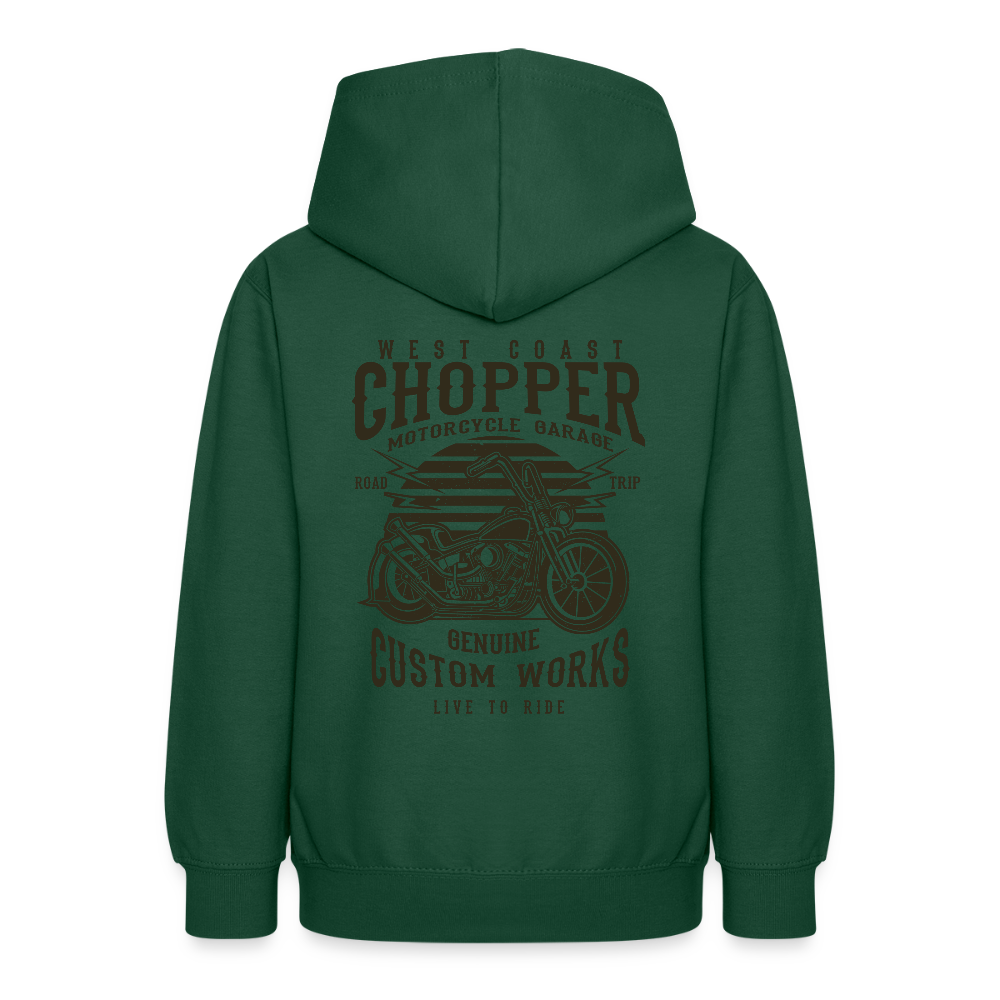 Teenager hoodie - flesgroen