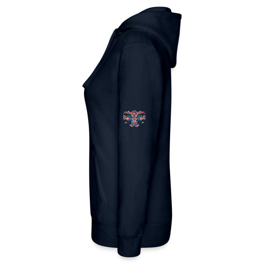 Vrouwenhoodie van Russell - navy