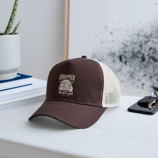 Trucker Cap - bruin/beige