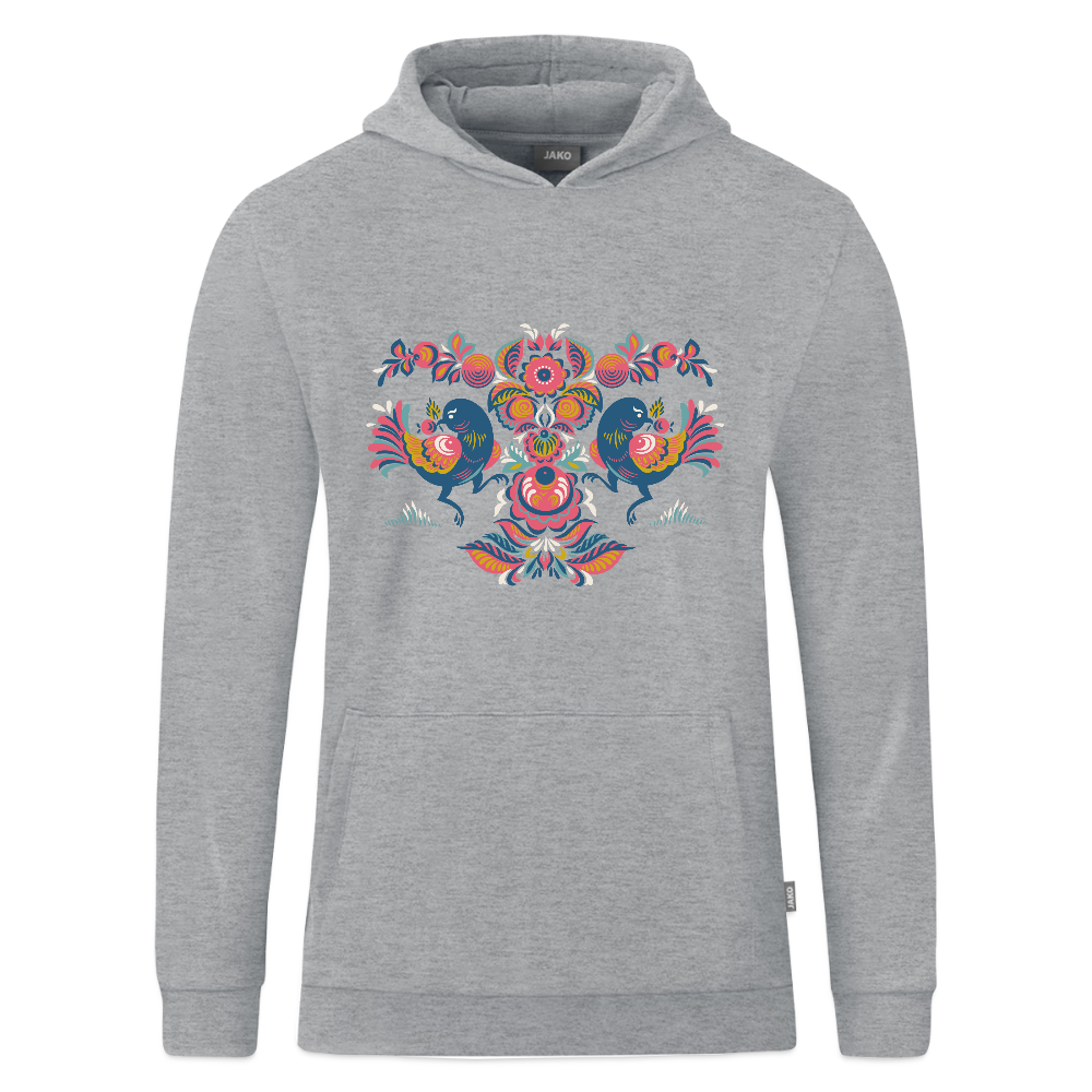 JAKO Teenager hoodie Organic - grijs gemêleerd