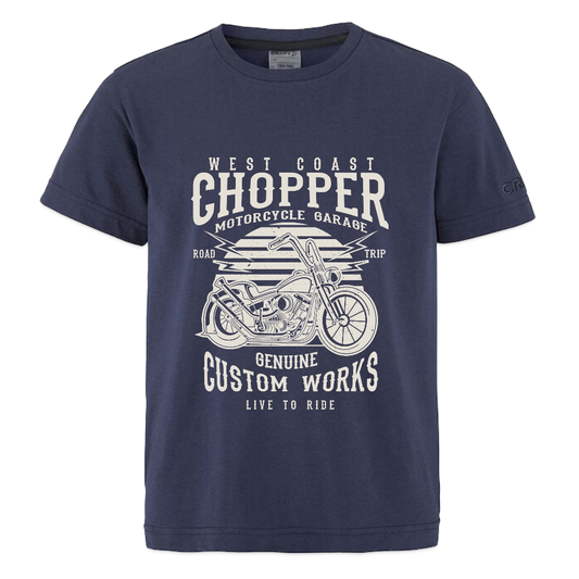 CRAFT Community 2.0 tieners T-shirt - dark navy