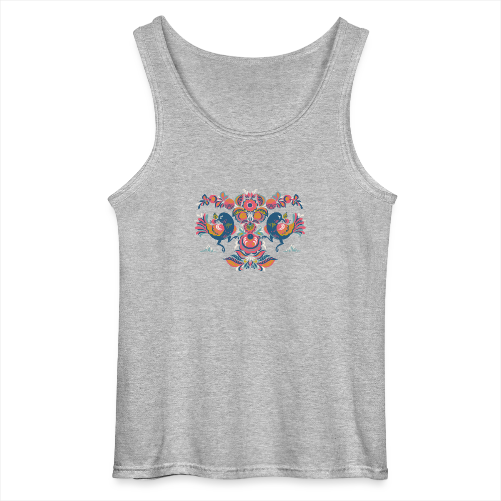 Gildan mannen tanktop - grijs gemêleerd