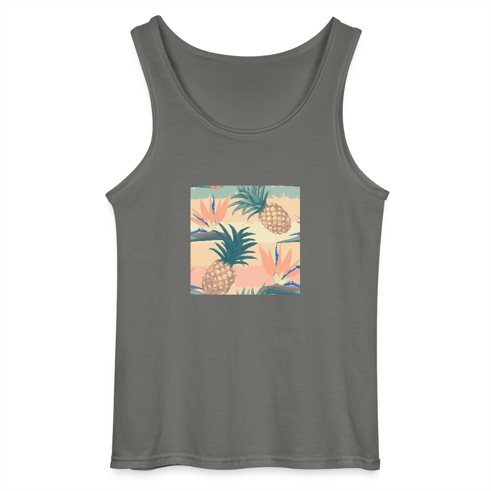 Gildan mannen tanktop - houtskool
