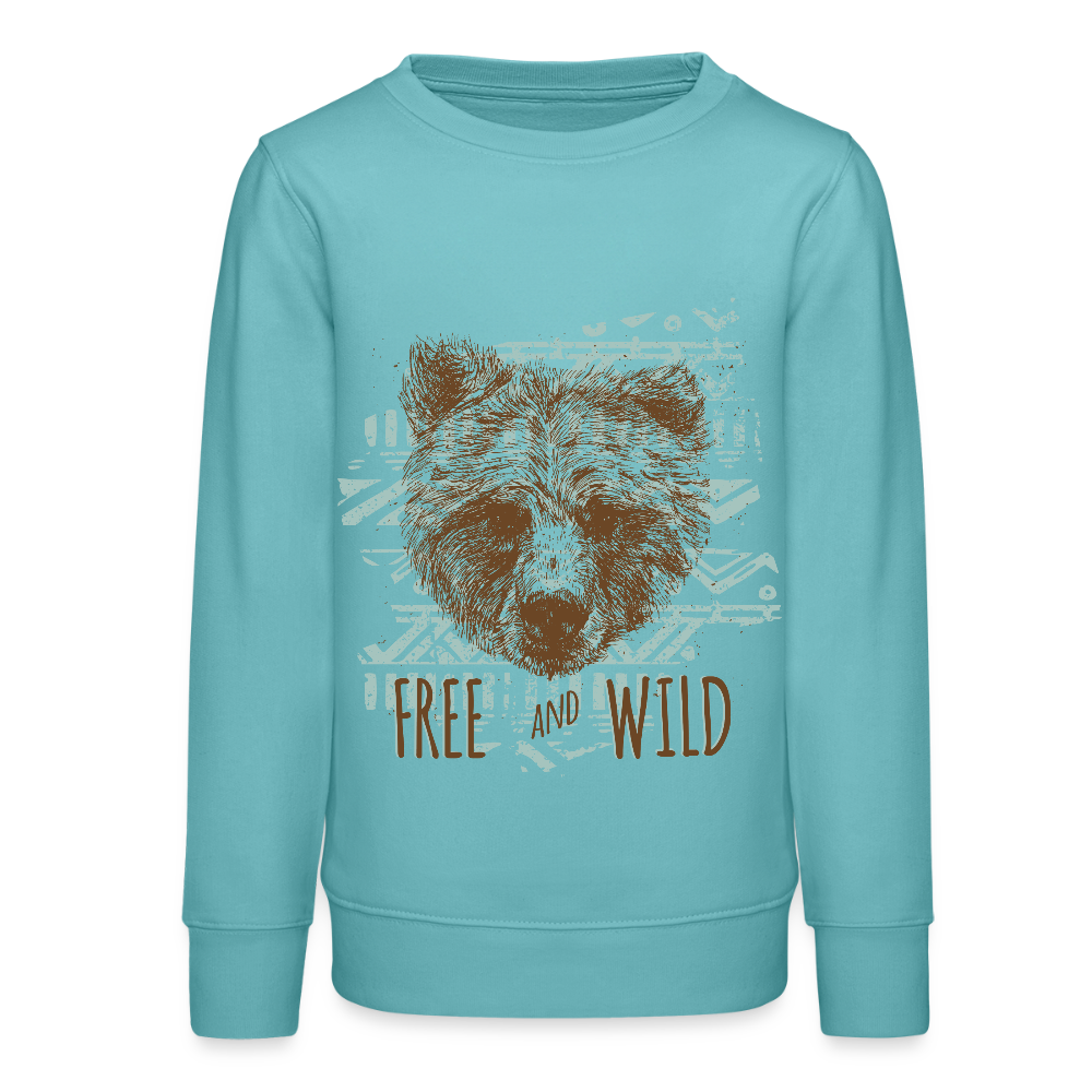 Stanley/Stella Mini Changer bio tiener sweatshirt - pastel-turquoise