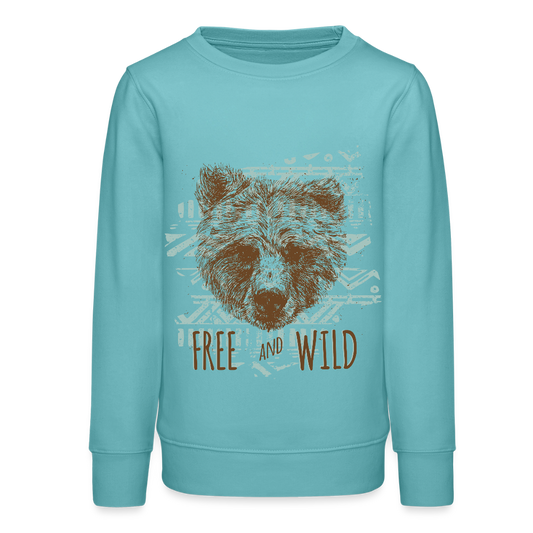 Stanley/Stella Mini Changer bio tiener sweatshirt - pastel-turquoise
