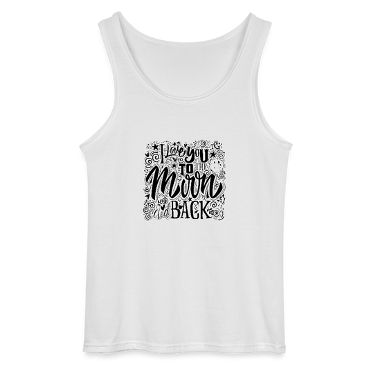Gildan mannen tanktop - wit