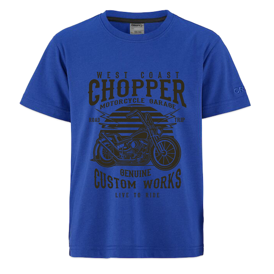 CRAFT Community 2.0 kinder-T-shirt - koningsblauw