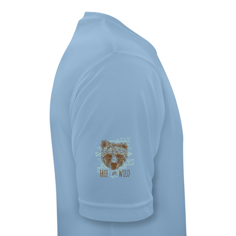Mannen T-shirt ademend actief - hemelsblauw