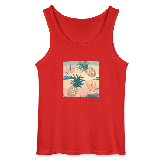 Gildan mannen tanktop - rood