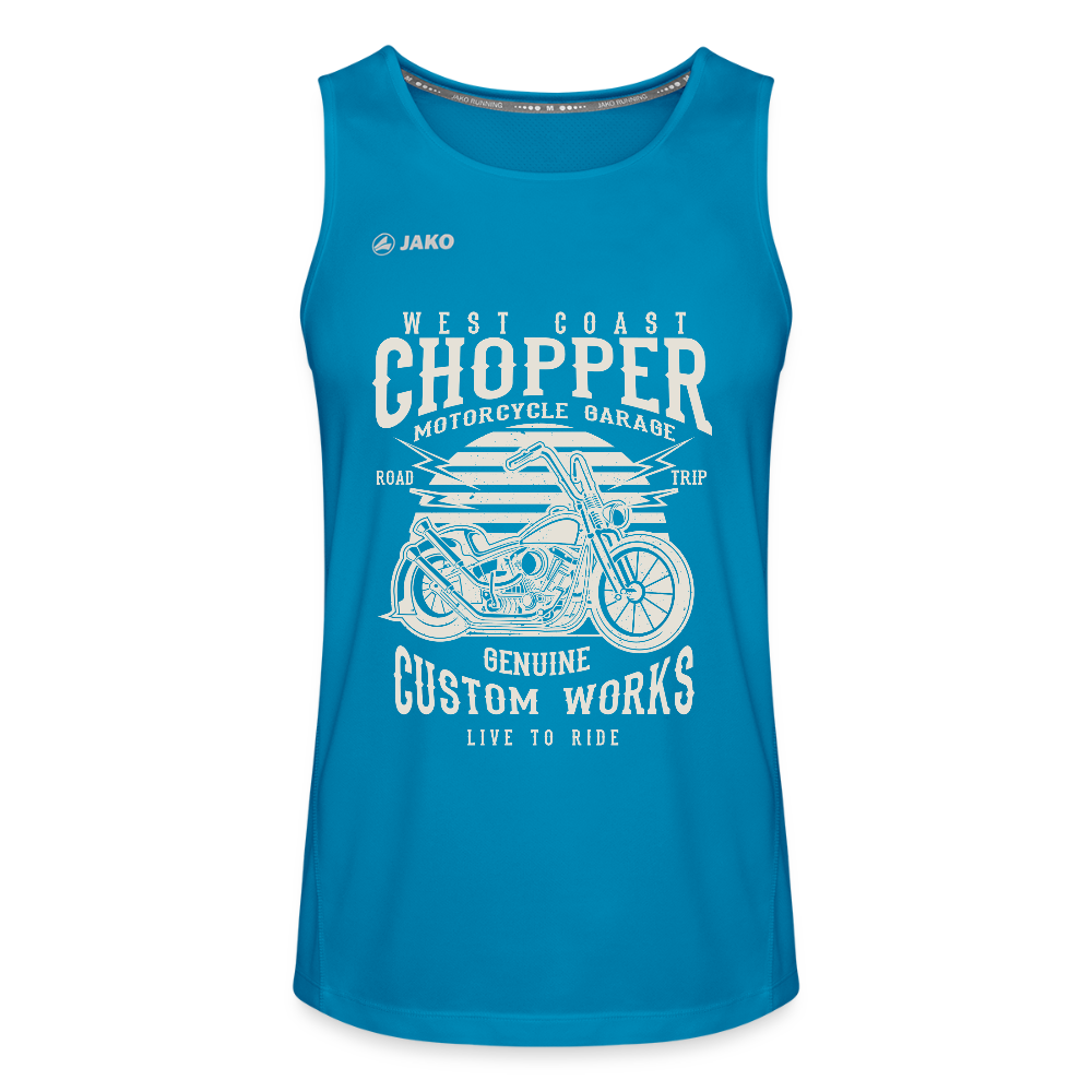 JAKO Mannen tanktop Run 2.0 - saffierblauw