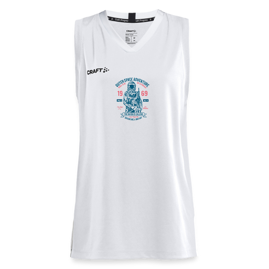 CRAFT Progress vrouwen basketbalshirt - wit