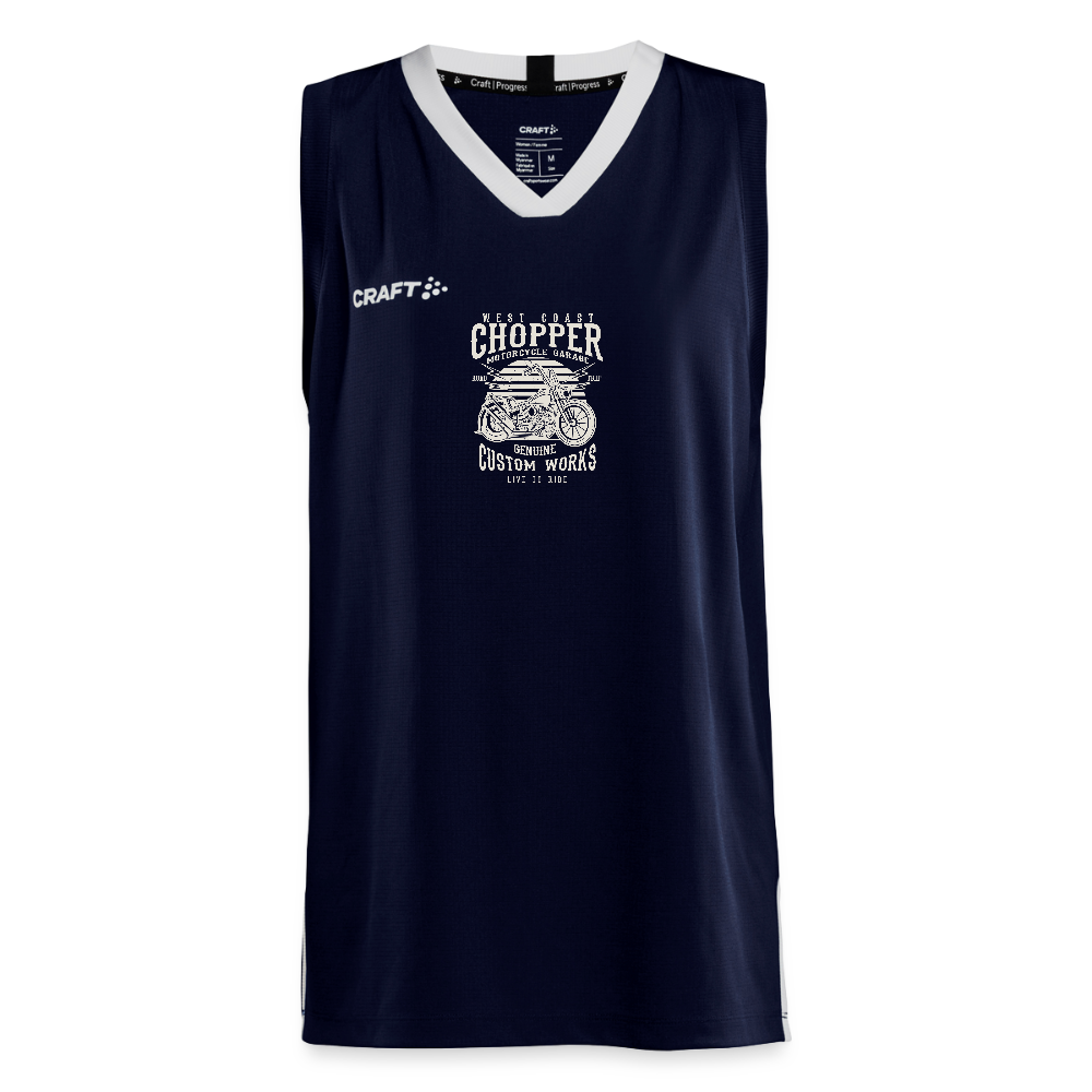 CRAFT Progress teenager basketbalshirt - navy