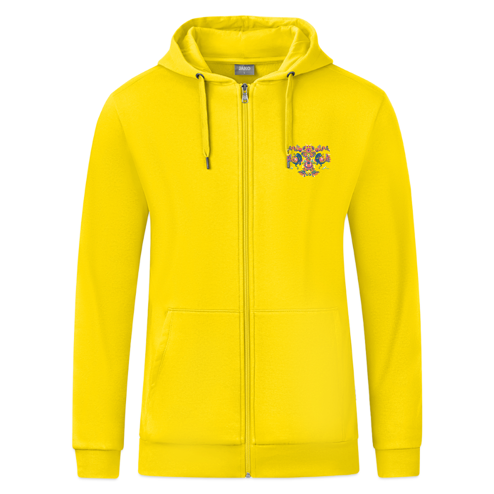 JAKO Ziphoodie Organic - geel