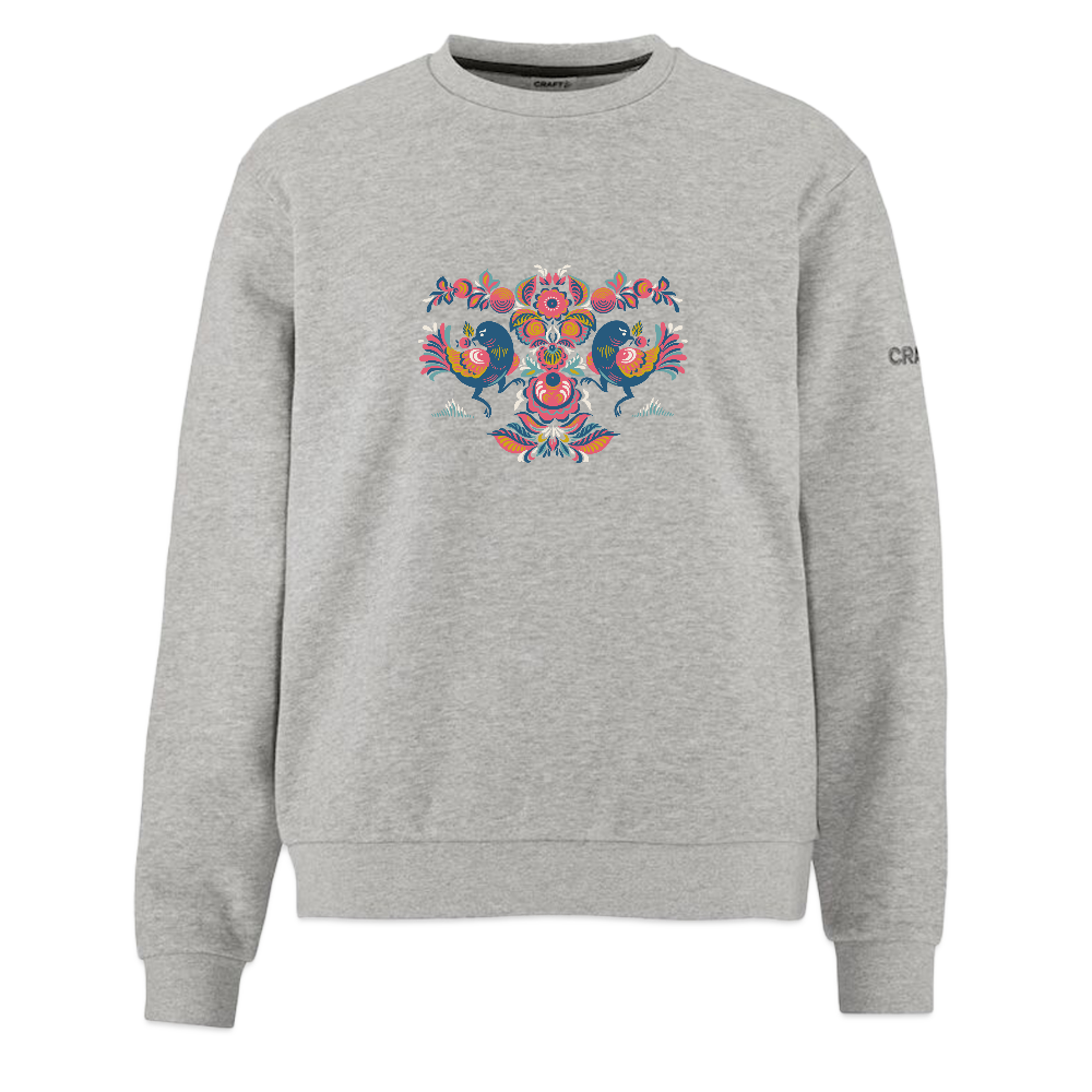 CRAFT Community 2.0 vrouwen sweatshirt - grijs gemêleerd