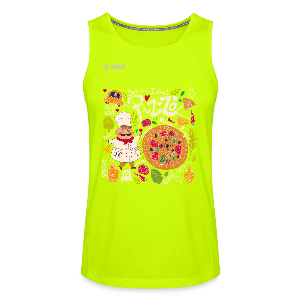 JAKO Mannen tanktop Run 2.0 - neongeel