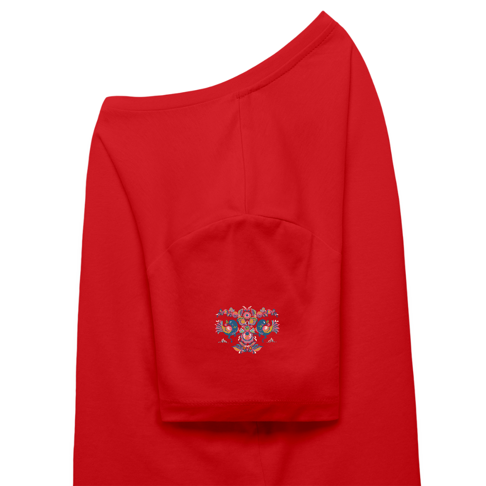 Stanley/Stella Relaxed vrouwen bio-T-shirt met ronde hals SERENA - rood
