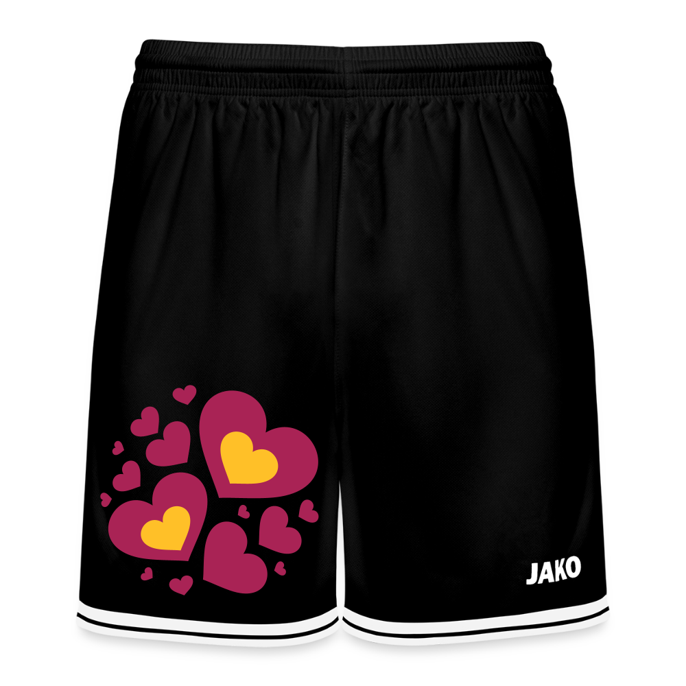 JAKO basketbalshort Center 2.0 - zwart/wit