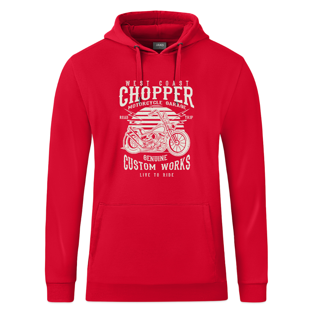 JAKO Hoodie Organic - rood