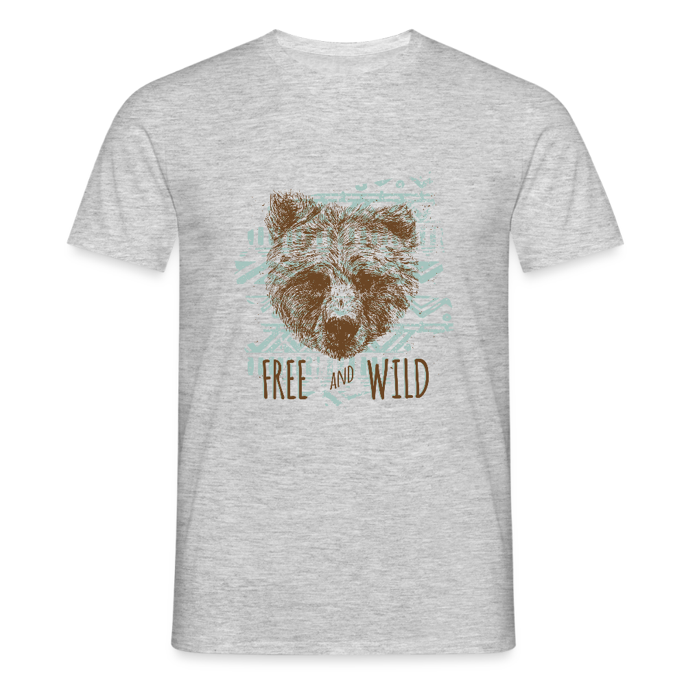 Mannen T-shirt - grijs gemêleerd