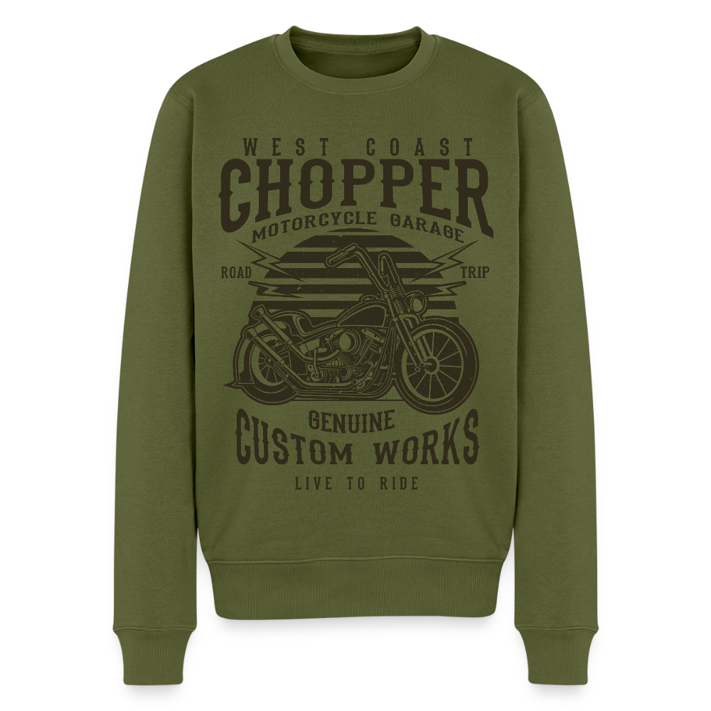 Mannen premium sweater - kaki