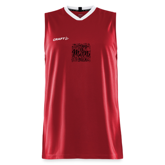CRAFT Progress kinder-basketbalshirt - donkerrood