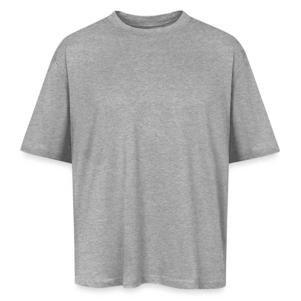 Oversized uniseks T-shirt - grijs gemêleerd