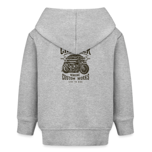 Stanley/Stella Bio hoodie BABY CRUISER - grijs gemêleerd