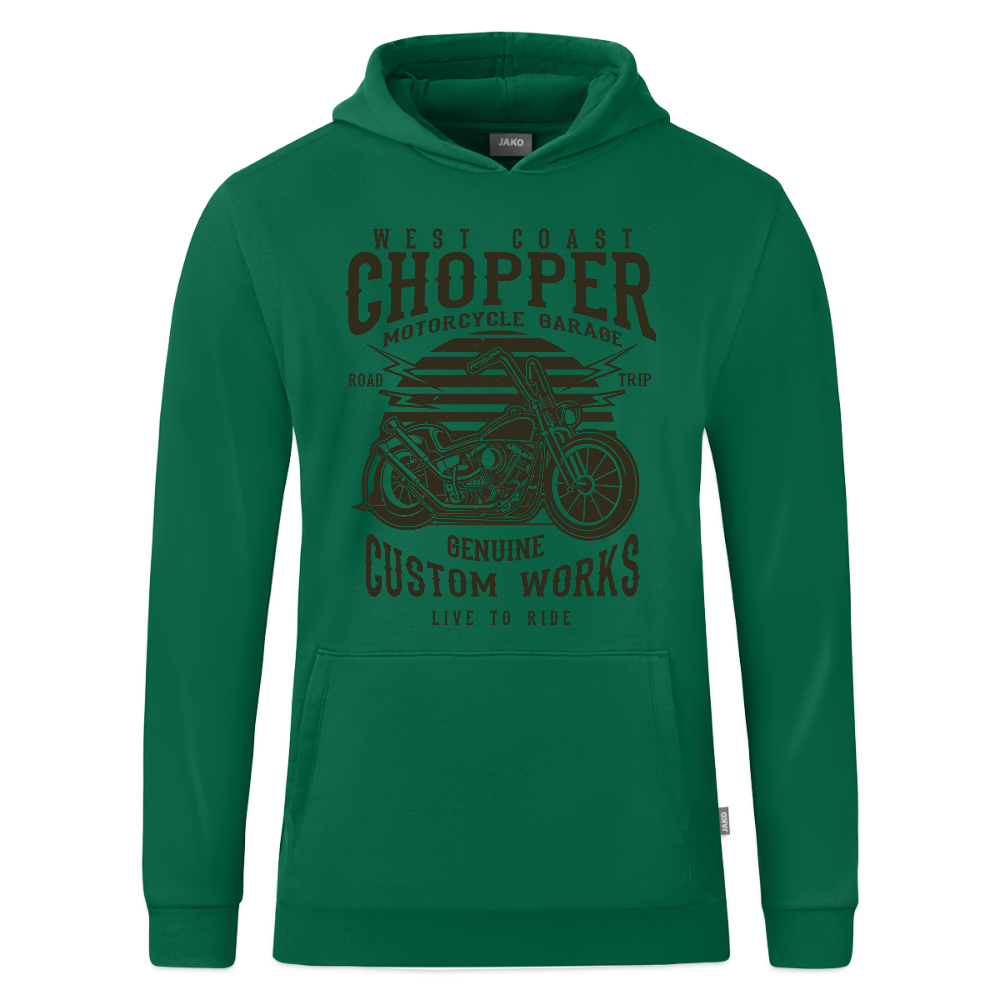 JAKO Kinderhoodie Organic - kelly groen