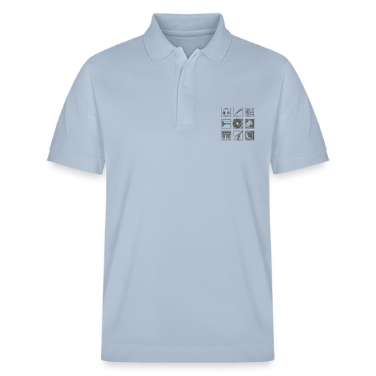 Stanley/Stella uniseks bio poloshirt PREPSTER - sky blue