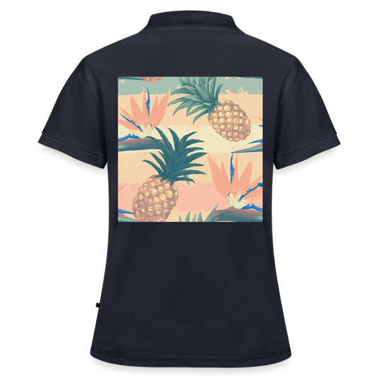 Vrouwen Premium Bio Poloshirt - navy