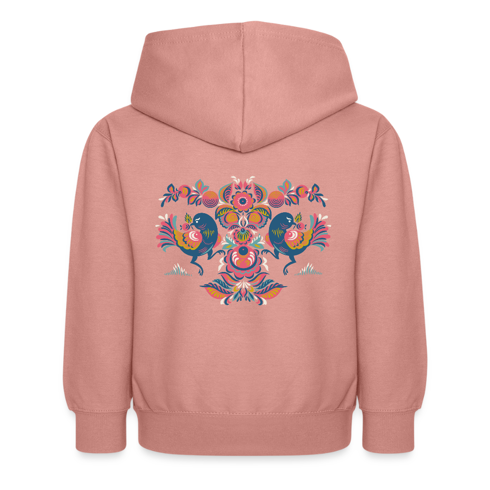 Kinderhoodie - altrosa